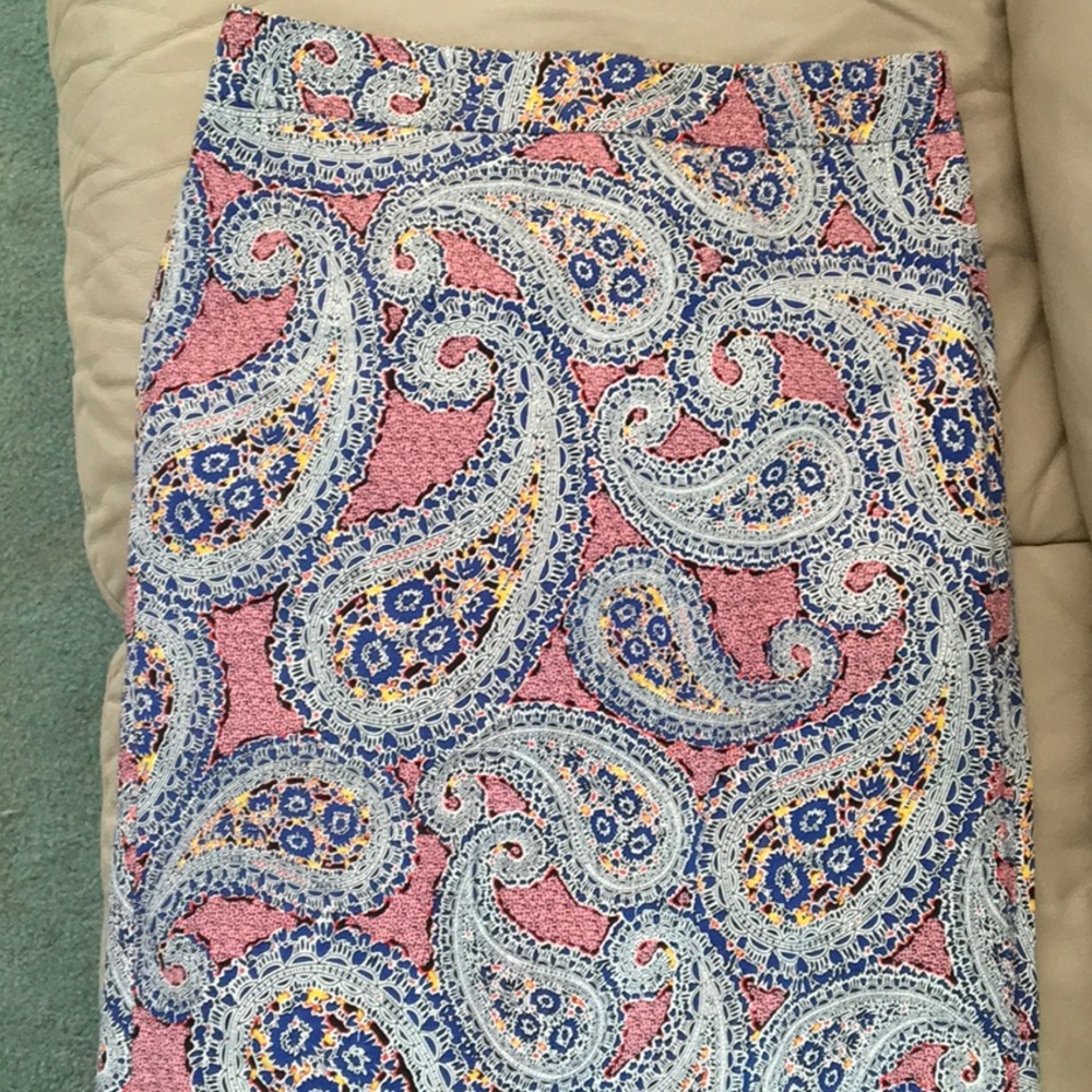Paisley print #2 pencil skirt